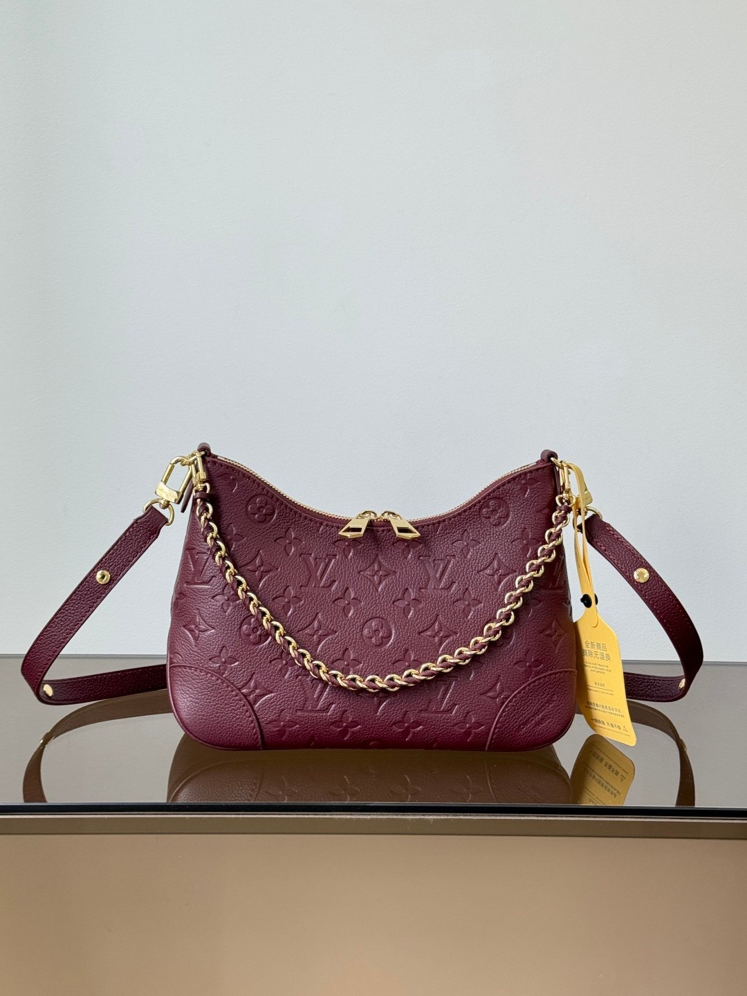 Boulogne Bag M12930 Burgundy | Premium Quality | Dynamic Chip