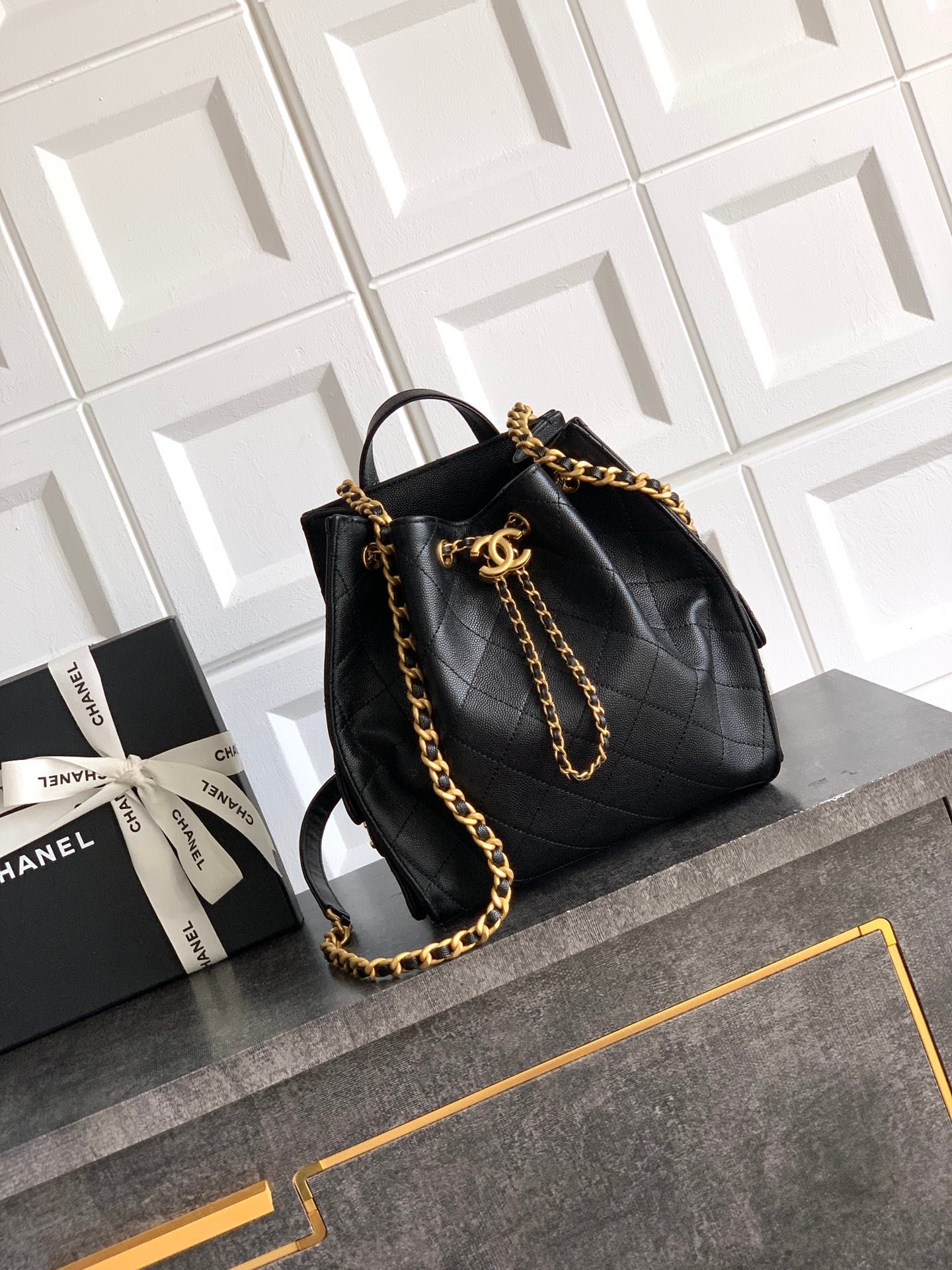 25B Black & Gold Backpack